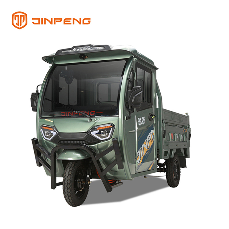 Triciclo El&eacute;trico com Cabine Fechada-C-ZY150BP